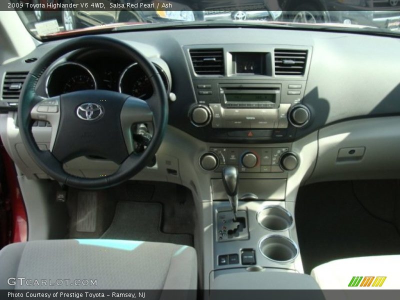 Salsa Red Pearl / Ash 2009 Toyota Highlander V6 4WD