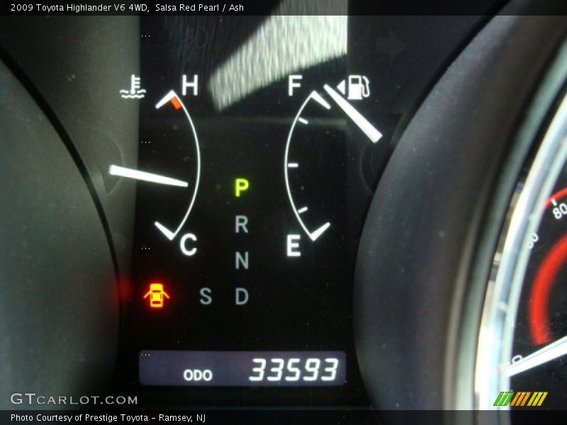 Salsa Red Pearl / Ash 2009 Toyota Highlander V6 4WD