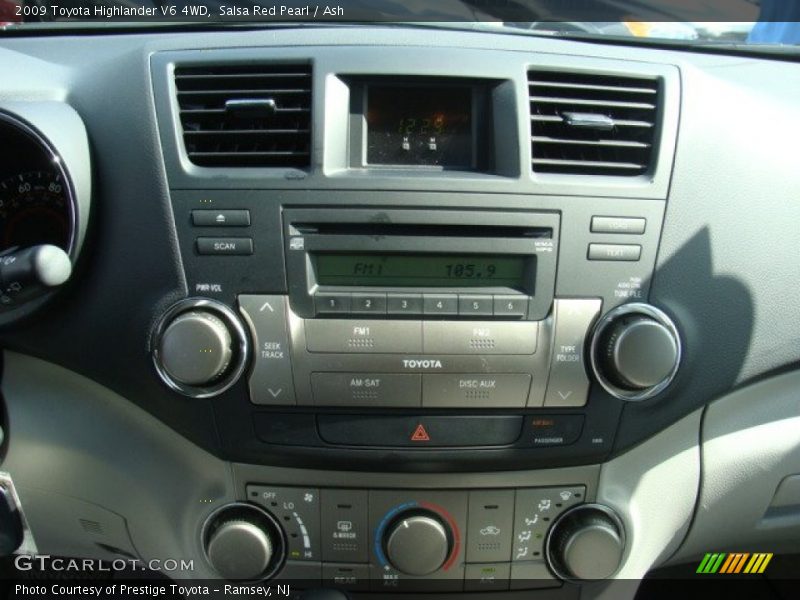 Salsa Red Pearl / Ash 2009 Toyota Highlander V6 4WD