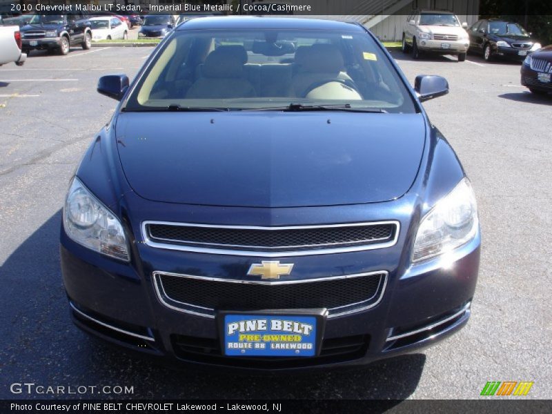 Imperial Blue Metallic / Cocoa/Cashmere 2010 Chevrolet Malibu LT Sedan
