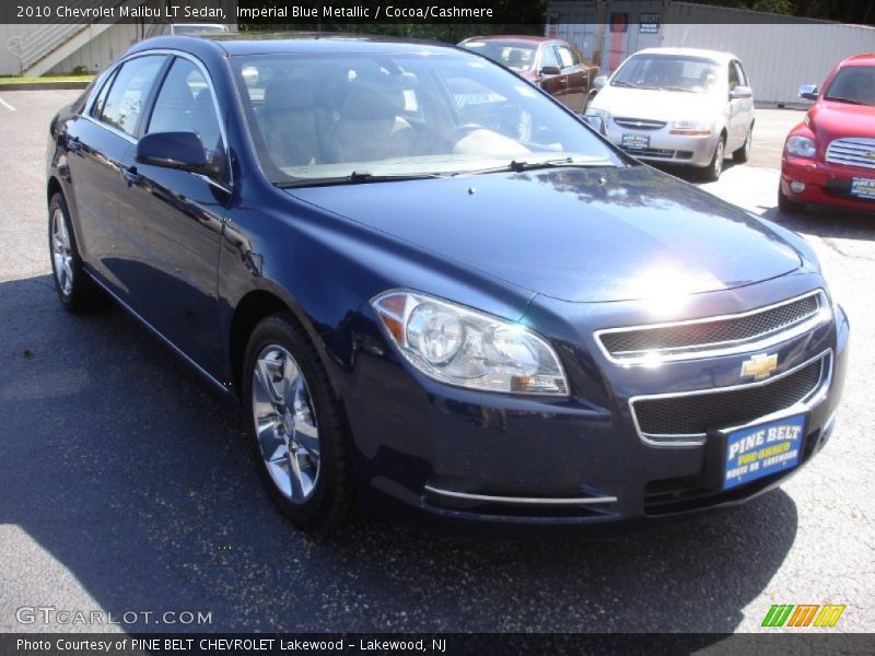 Imperial Blue Metallic / Cocoa/Cashmere 2010 Chevrolet Malibu LT Sedan