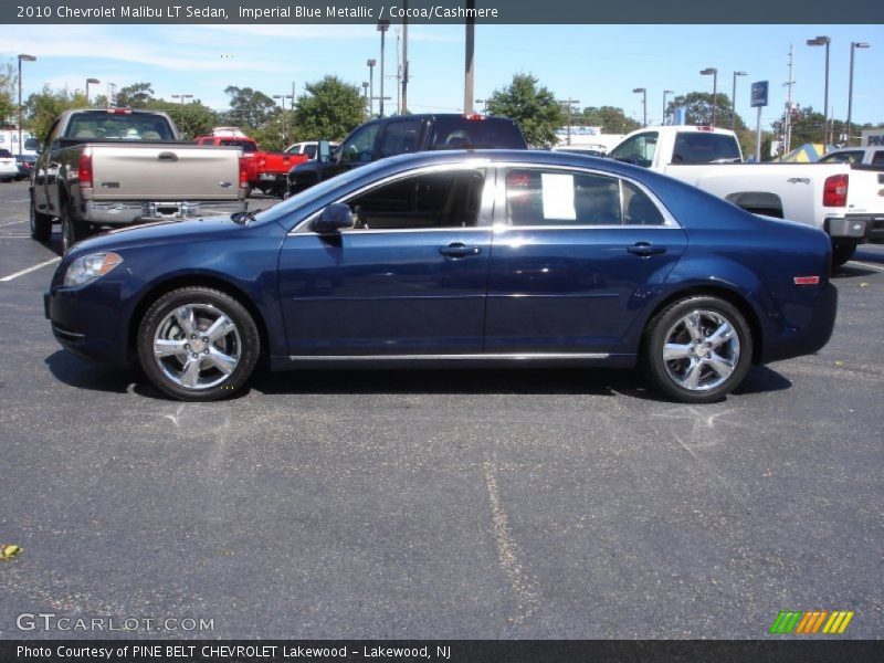 Imperial Blue Metallic / Cocoa/Cashmere 2010 Chevrolet Malibu LT Sedan