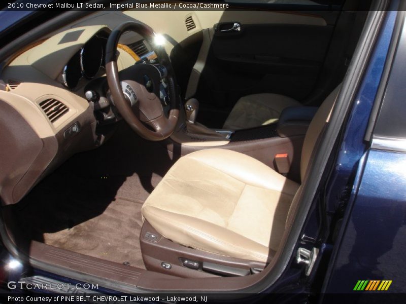 Imperial Blue Metallic / Cocoa/Cashmere 2010 Chevrolet Malibu LT Sedan