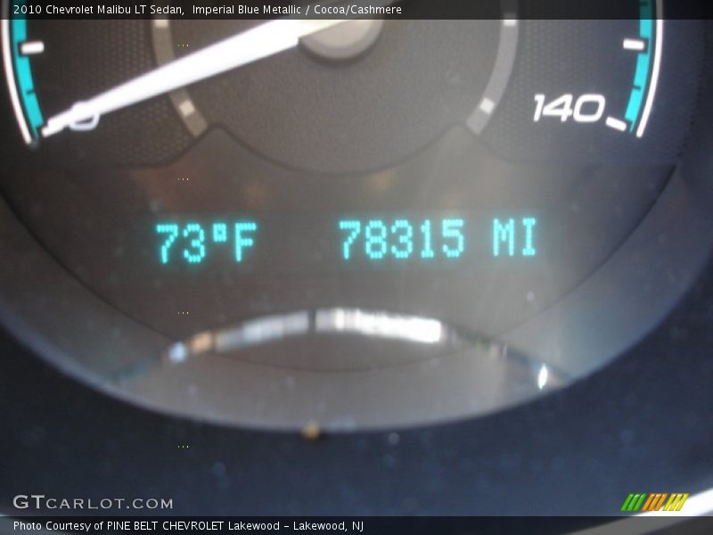 Imperial Blue Metallic / Cocoa/Cashmere 2010 Chevrolet Malibu LT Sedan