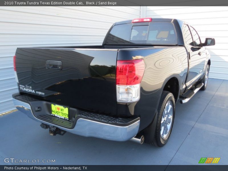 Black / Sand Beige 2010 Toyota Tundra Texas Edition Double Cab