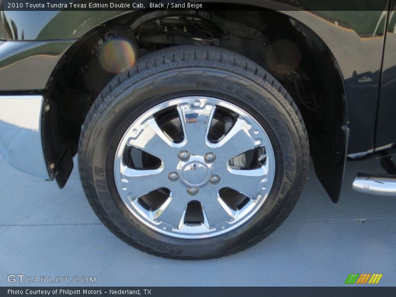 Black / Sand Beige 2010 Toyota Tundra Texas Edition Double Cab