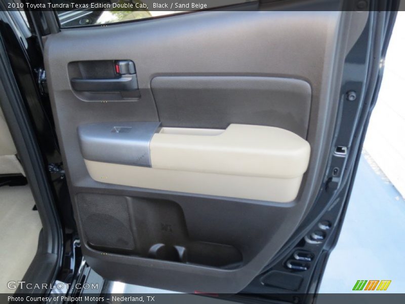 Black / Sand Beige 2010 Toyota Tundra Texas Edition Double Cab