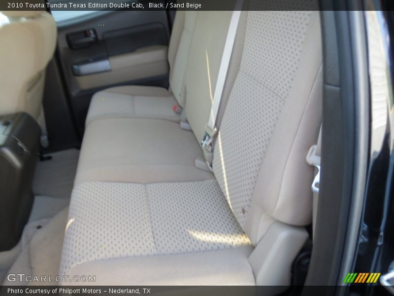 Black / Sand Beige 2010 Toyota Tundra Texas Edition Double Cab