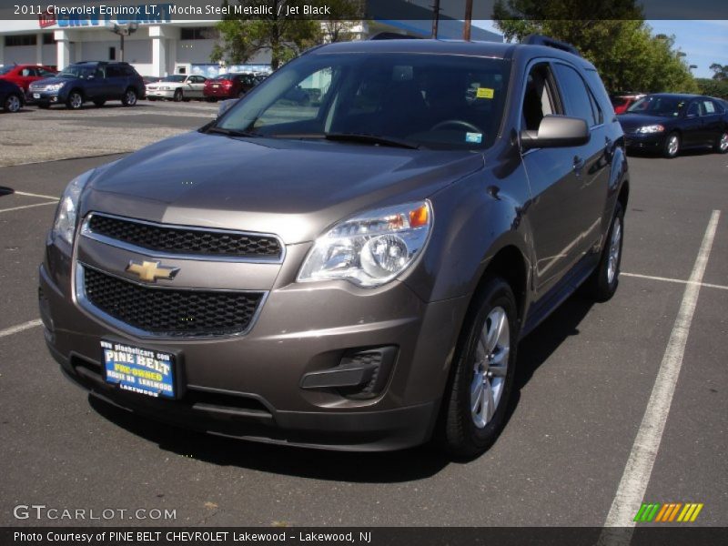Mocha Steel Metallic / Jet Black 2011 Chevrolet Equinox LT