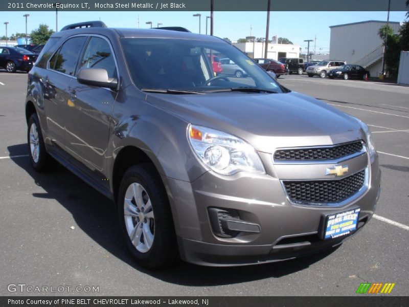 Mocha Steel Metallic / Jet Black 2011 Chevrolet Equinox LT