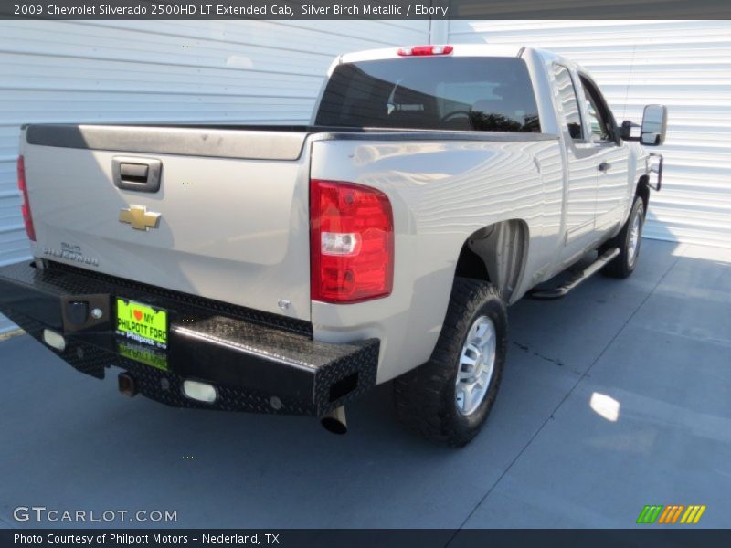 Silver Birch Metallic / Ebony 2009 Chevrolet Silverado 2500HD LT Extended Cab