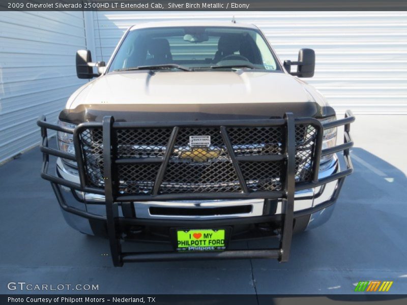 Silver Birch Metallic / Ebony 2009 Chevrolet Silverado 2500HD LT Extended Cab