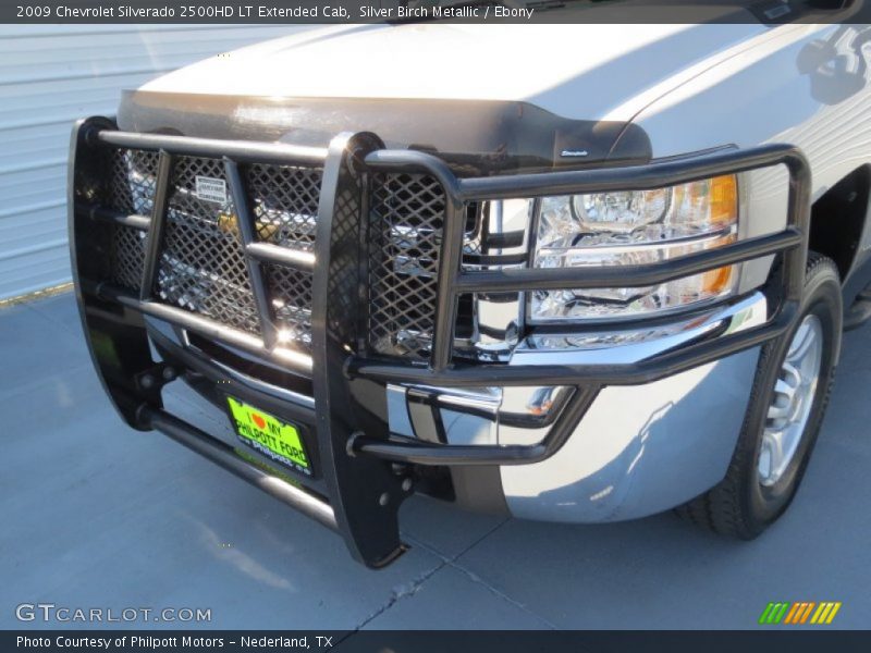 Silver Birch Metallic / Ebony 2009 Chevrolet Silverado 2500HD LT Extended Cab