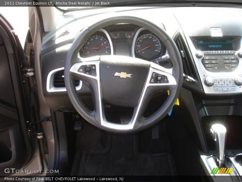 Mocha Steel Metallic / Jet Black 2011 Chevrolet Equinox LT