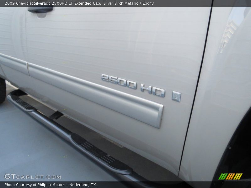Silver Birch Metallic / Ebony 2009 Chevrolet Silverado 2500HD LT Extended Cab