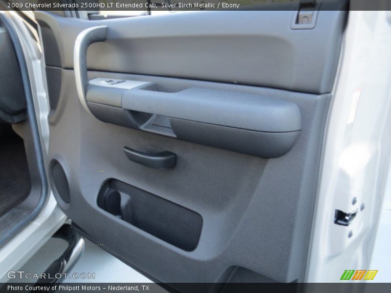 Silver Birch Metallic / Ebony 2009 Chevrolet Silverado 2500HD LT Extended Cab
