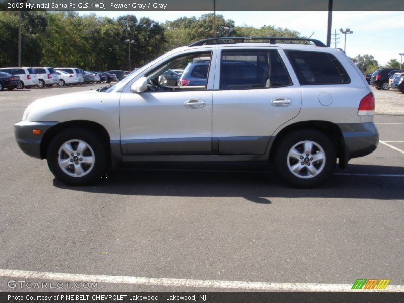 Pewter Gray / Gray 2005 Hyundai Santa Fe GLS 4WD