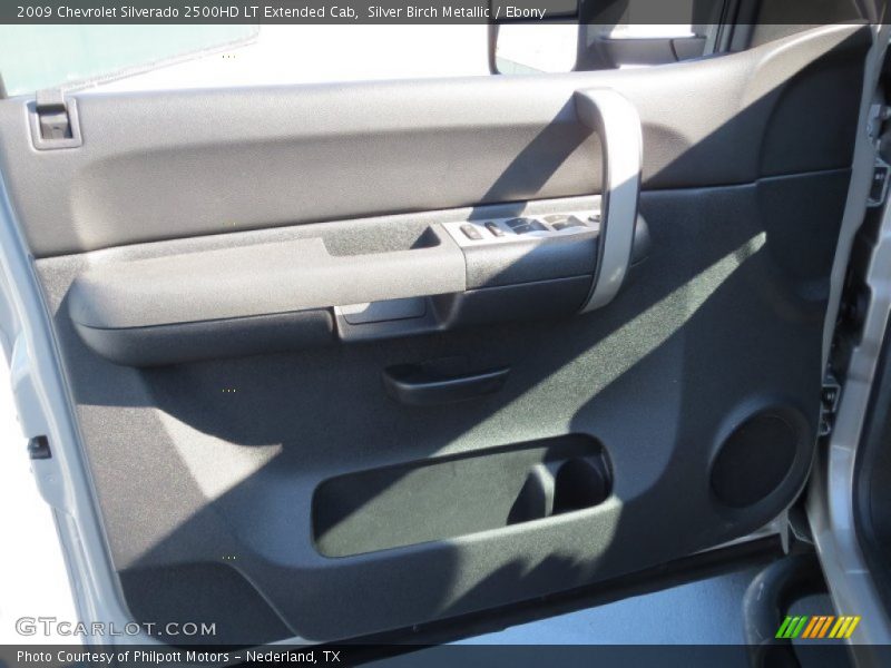 Silver Birch Metallic / Ebony 2009 Chevrolet Silverado 2500HD LT Extended Cab