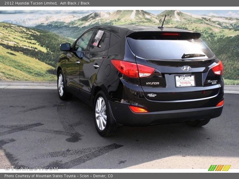 Ash Black / Black 2012 Hyundai Tucson Limited