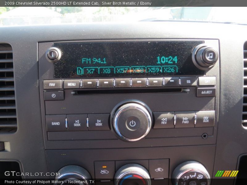 Audio System of 2009 Silverado 2500HD LT Extended Cab