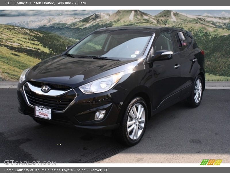 Ash Black / Black 2012 Hyundai Tucson Limited