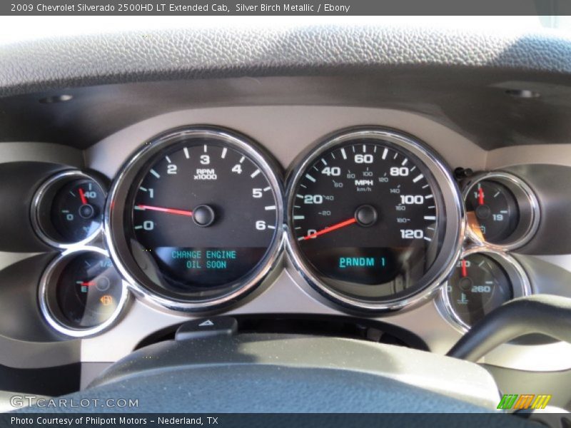  2009 Silverado 2500HD LT Extended Cab LT Extended Cab Gauges