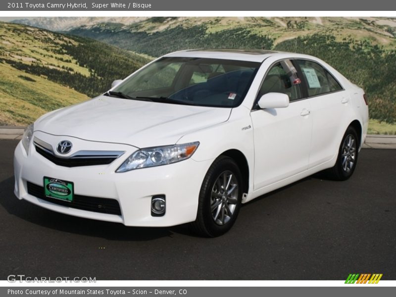 Super White / Bisque 2011 Toyota Camry Hybrid