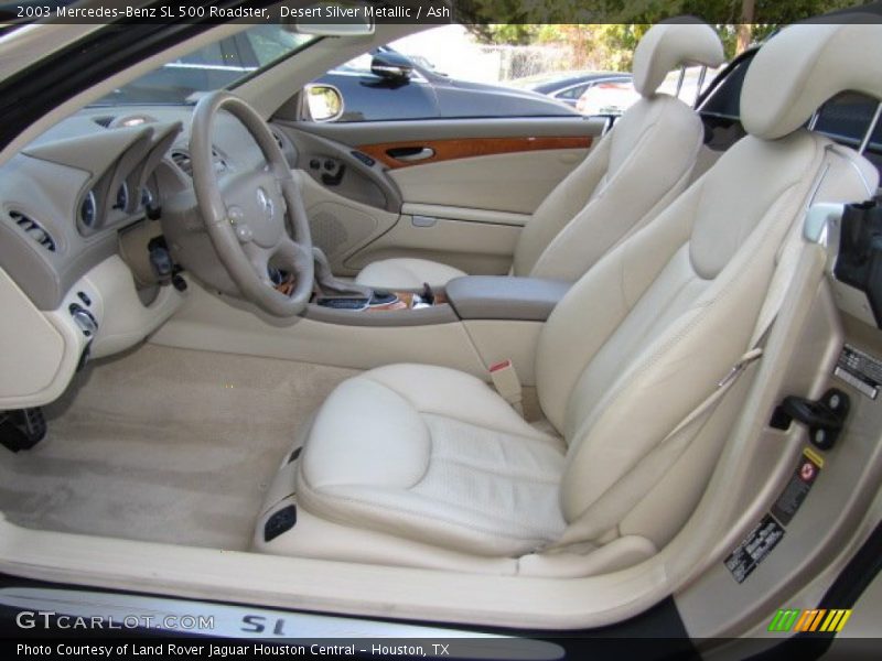 Desert Silver Metallic / Ash 2003 Mercedes-Benz SL 500 Roadster