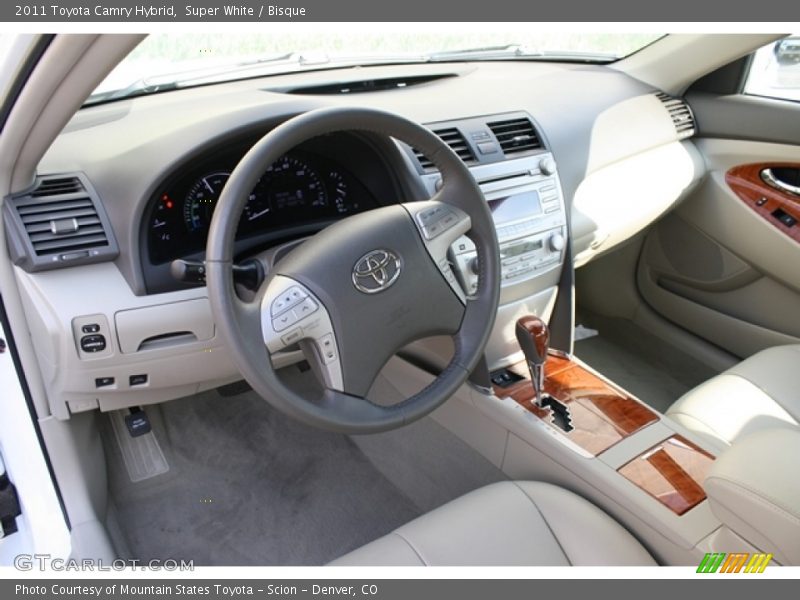 Super White / Bisque 2011 Toyota Camry Hybrid