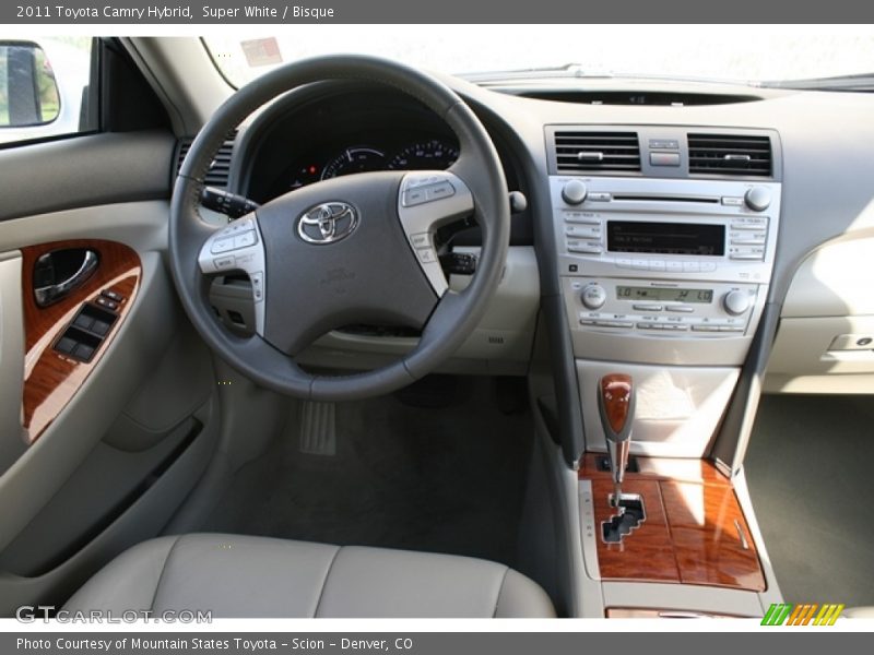 Super White / Bisque 2011 Toyota Camry Hybrid