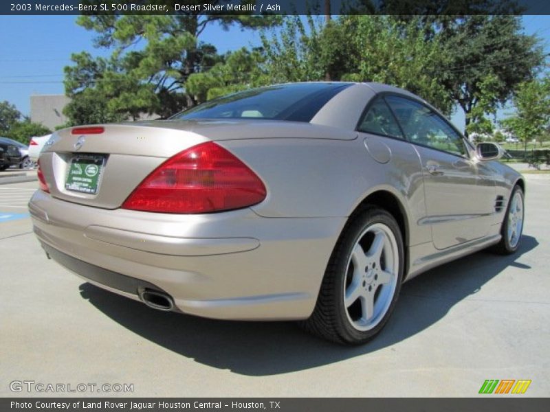 Desert Silver Metallic / Ash 2003 Mercedes-Benz SL 500 Roadster