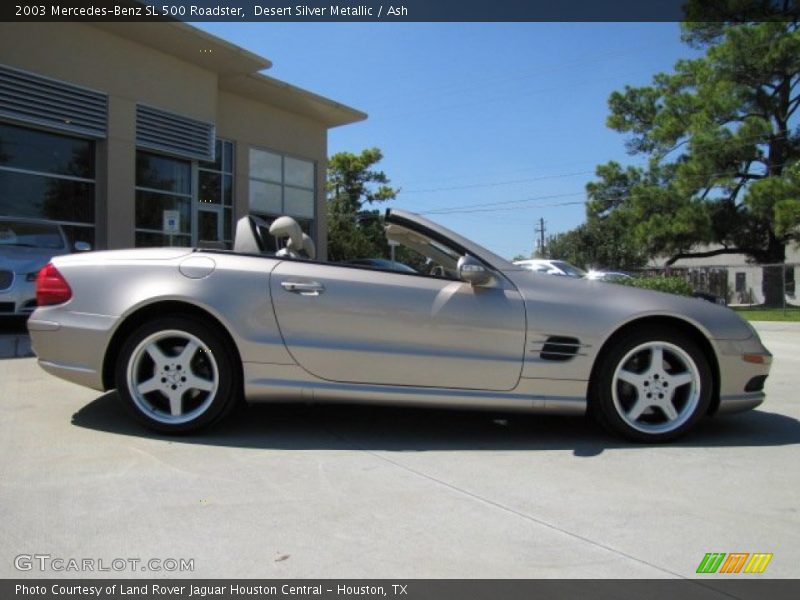 Desert Silver Metallic / Ash 2003 Mercedes-Benz SL 500 Roadster