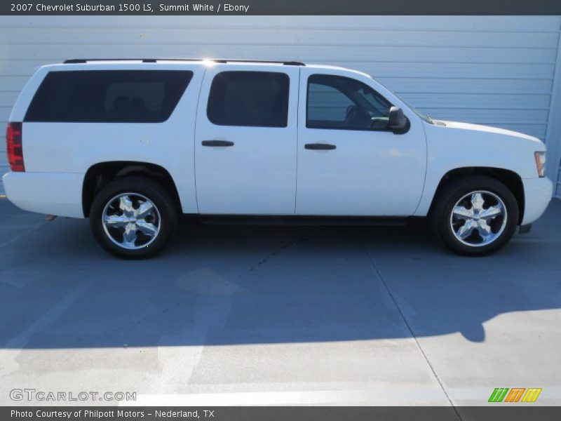 Summit White / Ebony 2007 Chevrolet Suburban 1500 LS