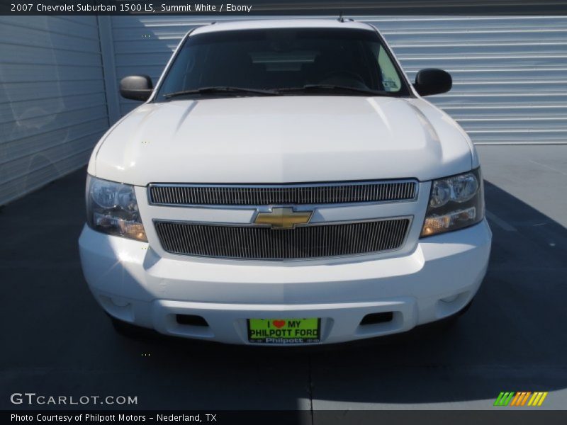 Summit White / Ebony 2007 Chevrolet Suburban 1500 LS