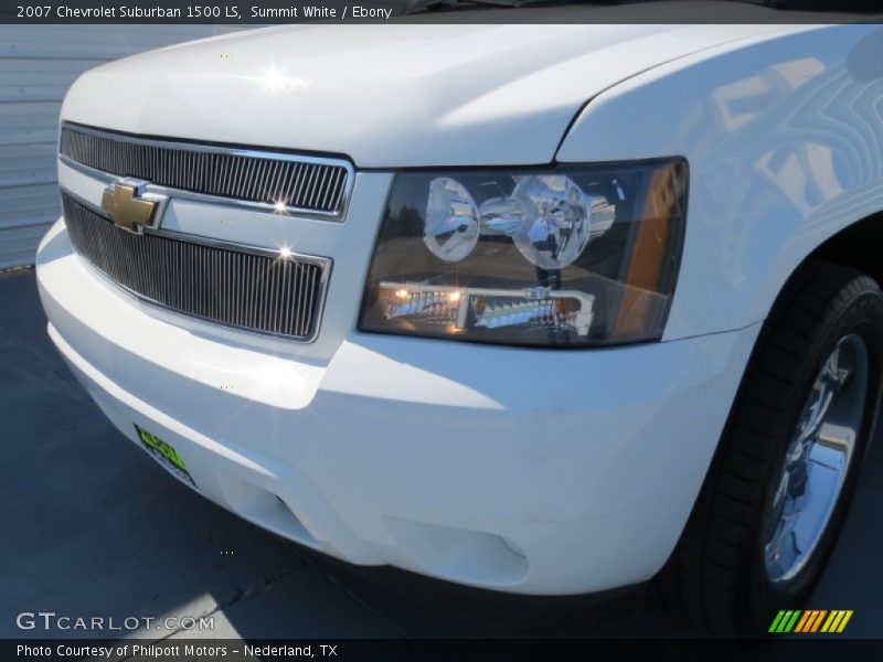 Summit White / Ebony 2007 Chevrolet Suburban 1500 LS