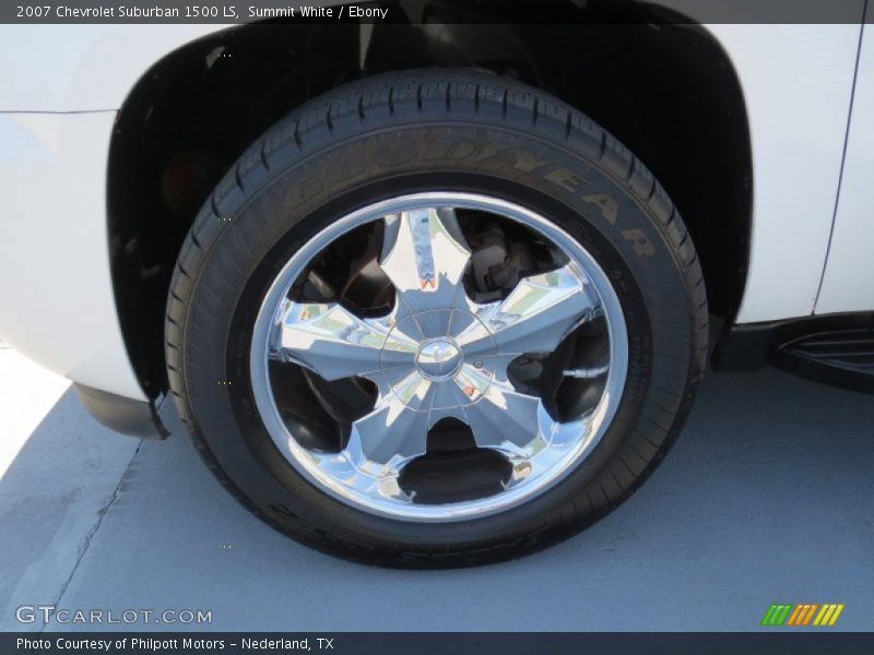 Summit White / Ebony 2007 Chevrolet Suburban 1500 LS