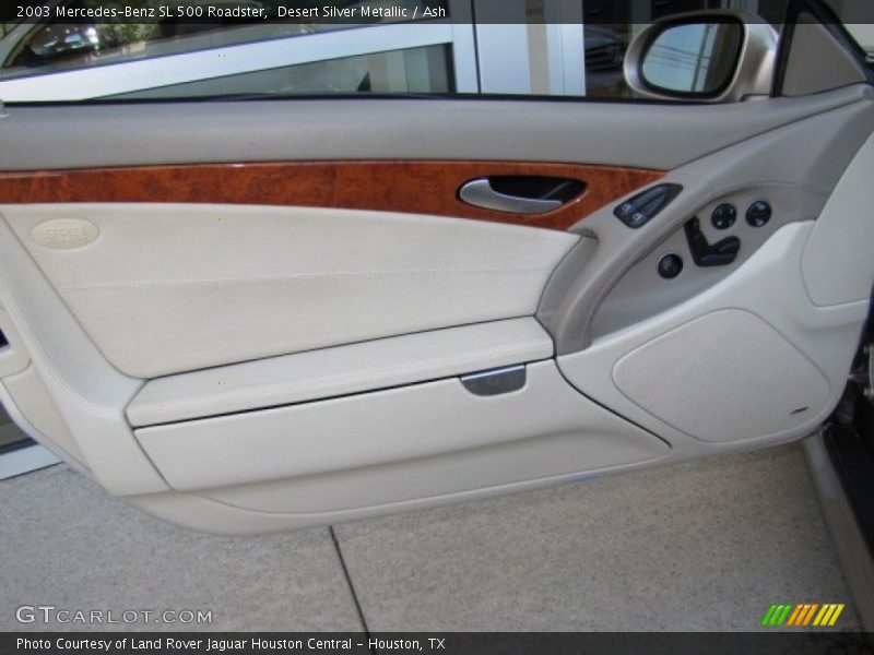 Desert Silver Metallic / Ash 2003 Mercedes-Benz SL 500 Roadster
