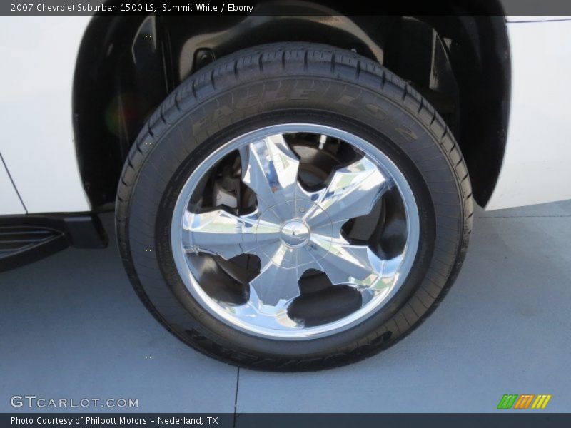 Summit White / Ebony 2007 Chevrolet Suburban 1500 LS