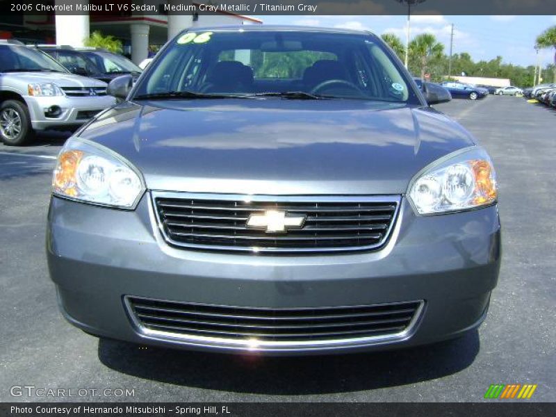 Medium Gray Metallic / Titanium Gray 2006 Chevrolet Malibu LT V6 Sedan