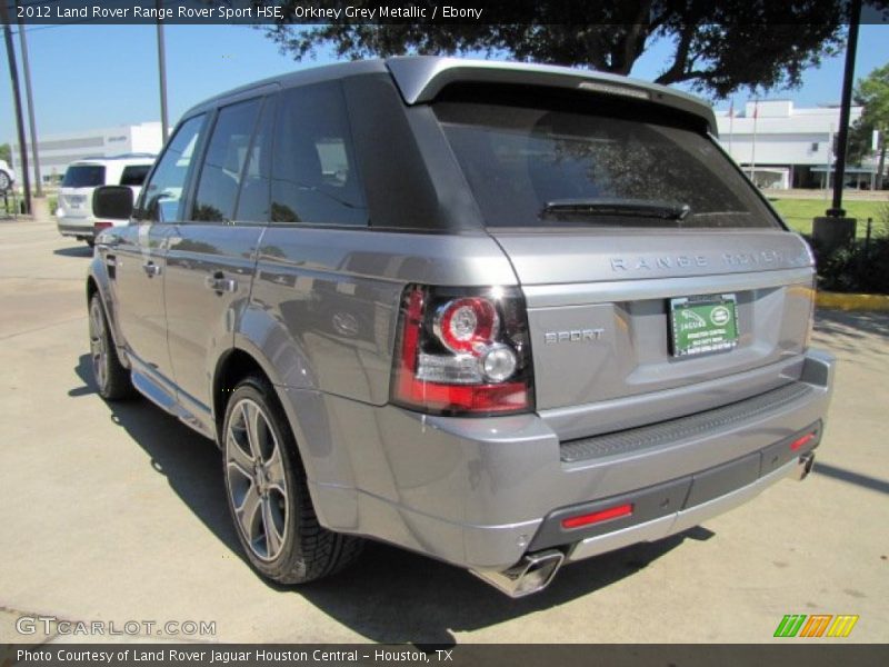 Orkney Grey Metallic / Ebony 2012 Land Rover Range Rover Sport HSE