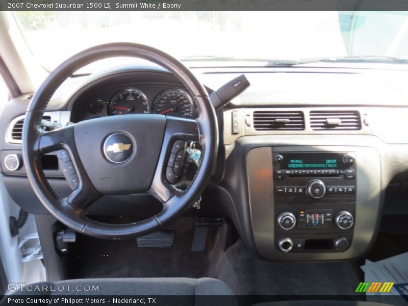 Summit White / Ebony 2007 Chevrolet Suburban 1500 LS