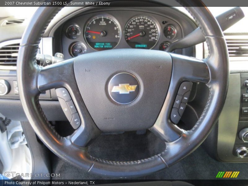Summit White / Ebony 2007 Chevrolet Suburban 1500 LS