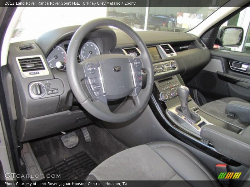 Ebony Interior - 2012 Range Rover Sport HSE 