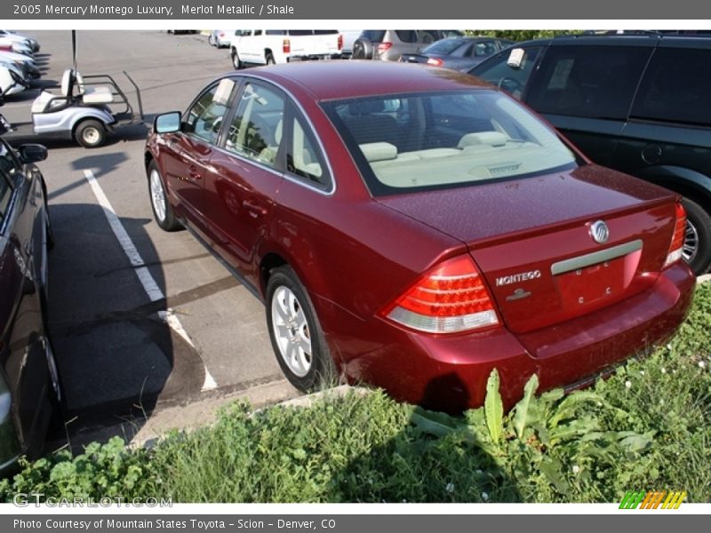 Merlot Metallic / Shale 2005 Mercury Montego Luxury