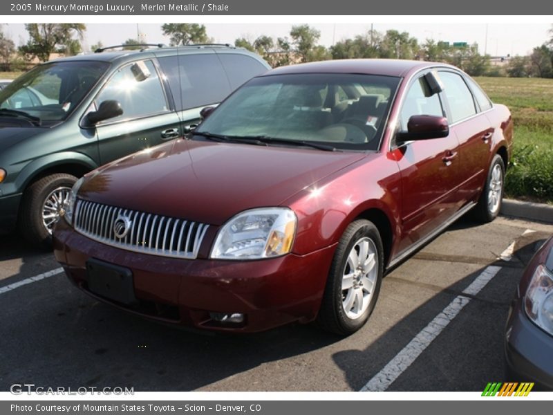 Merlot Metallic / Shale 2005 Mercury Montego Luxury