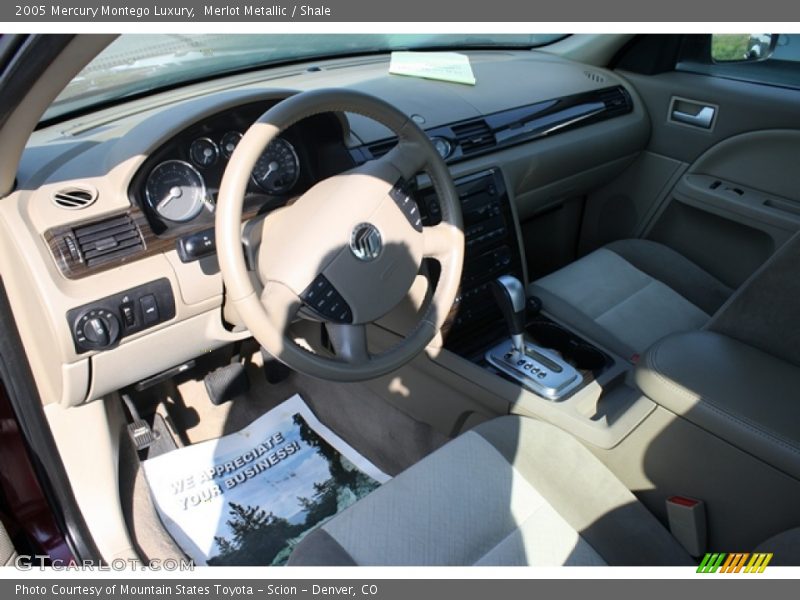 Merlot Metallic / Shale 2005 Mercury Montego Luxury