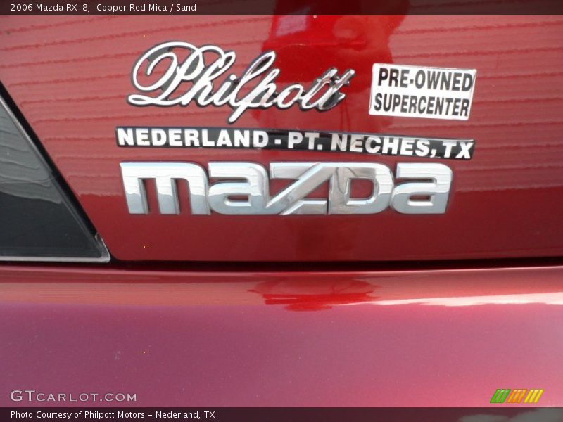Copper Red Mica / Sand 2006 Mazda RX-8