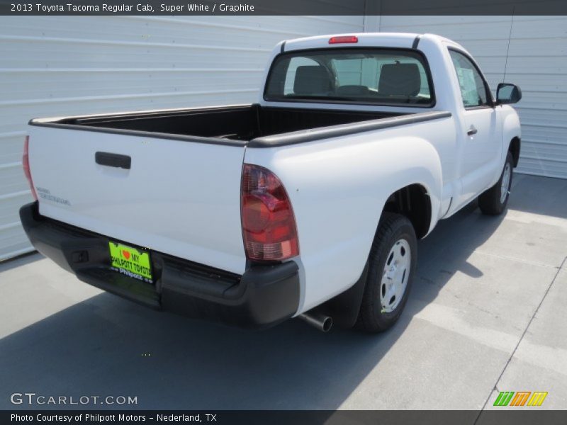 Super White / Graphite 2013 Toyota Tacoma Regular Cab