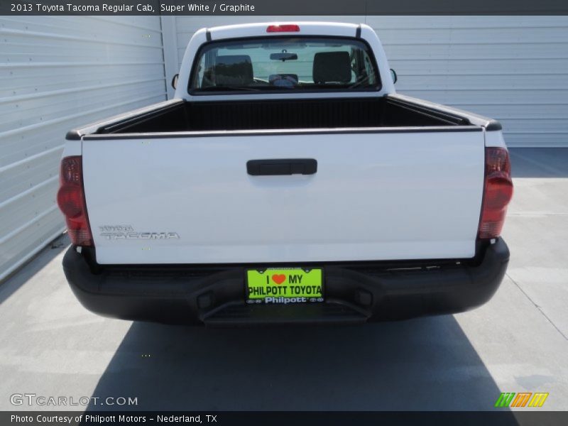 Super White / Graphite 2013 Toyota Tacoma Regular Cab