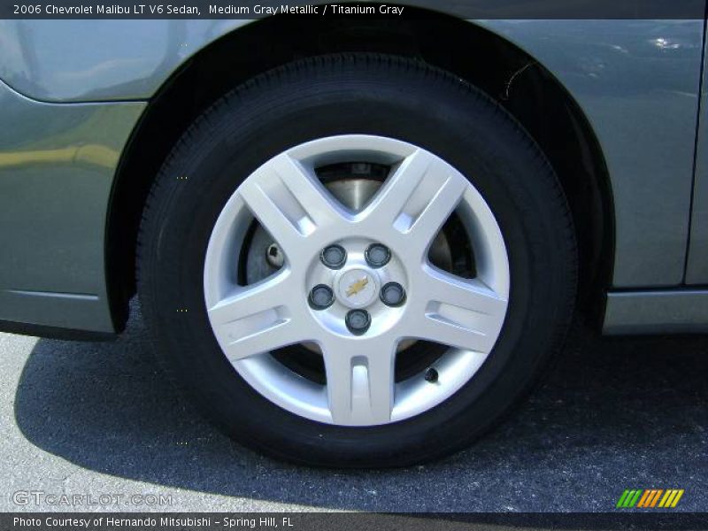 Medium Gray Metallic / Titanium Gray 2006 Chevrolet Malibu LT V6 Sedan